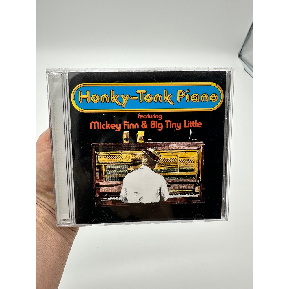 Mickey Finn Big Tiny Little Ragtime Music Honky-Tonk Piano CD GNP Crescendo